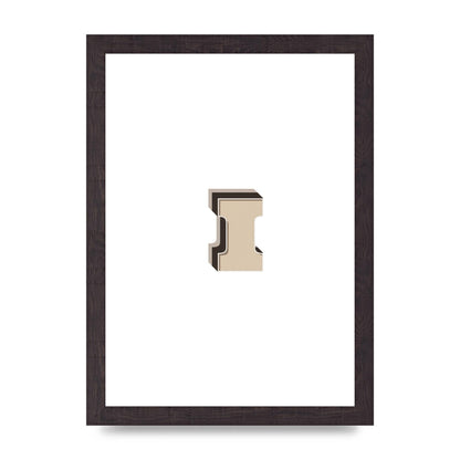 Alphabet Mix Match I" Art For The Home - A4 framed