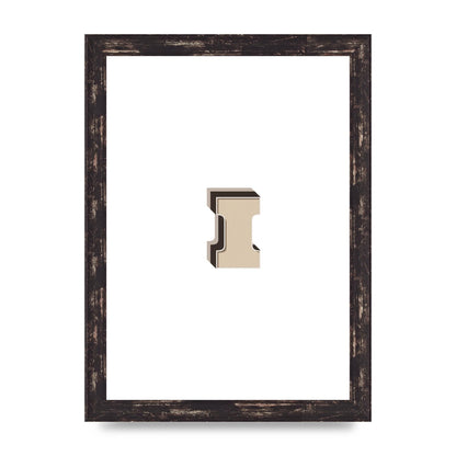 Alphabet Mix Match I" Art For The Home - A4 framed