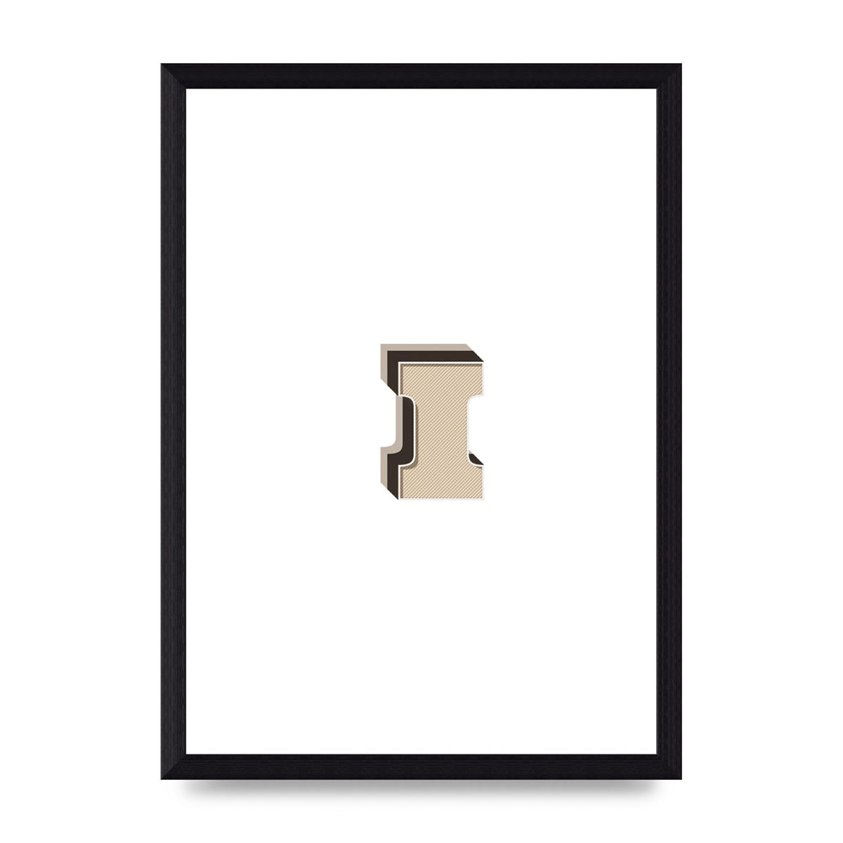 Alphabet Mix Match I" Art For The Home - A4 framed