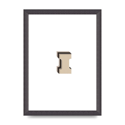 Alphabet Mix Match I" Art For The Home - A4 framed
