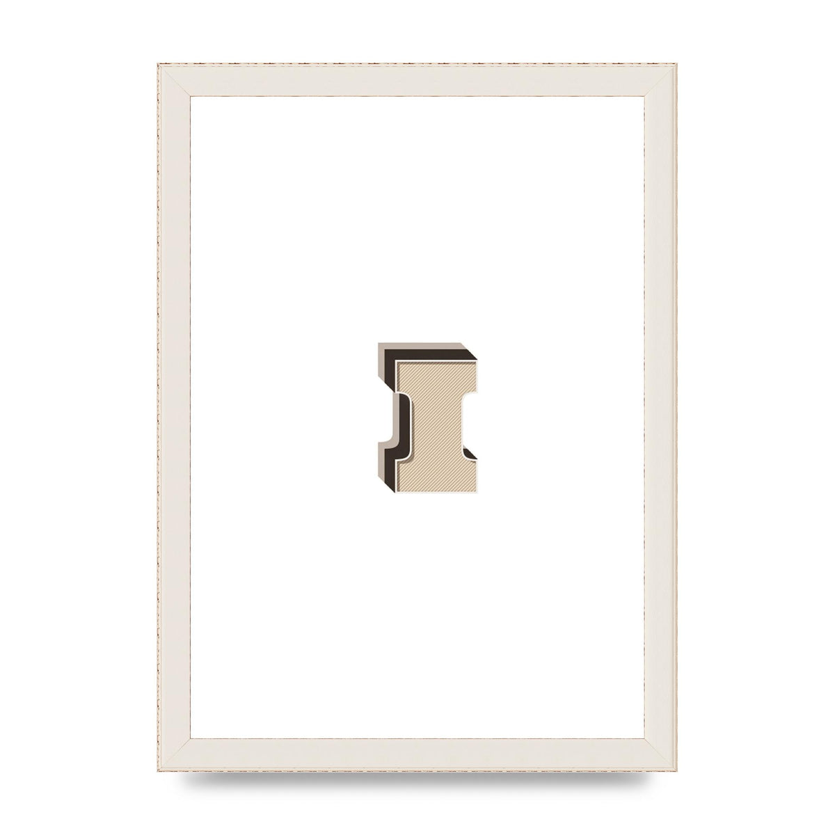 Alphabet Mix Match I" Art For The Home - A4 framed