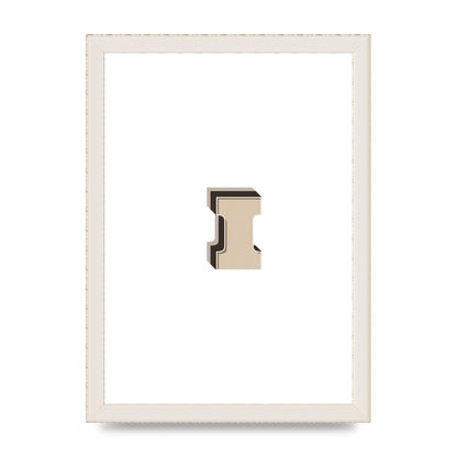 Alphabet Mix Match I" Art For The Home - A4 framed