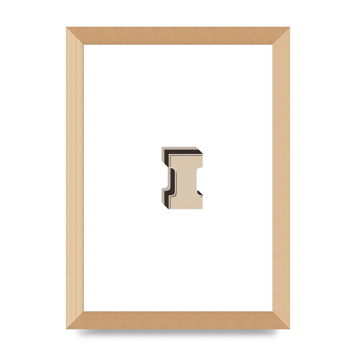 Alphabet Mix Match I" Art For The Home - A4 framed