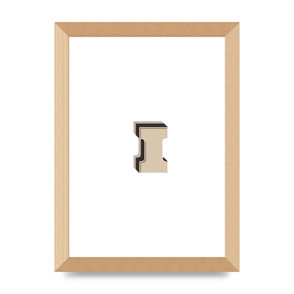 Alphabet Mix Match I" Art For The Home - A4 framed