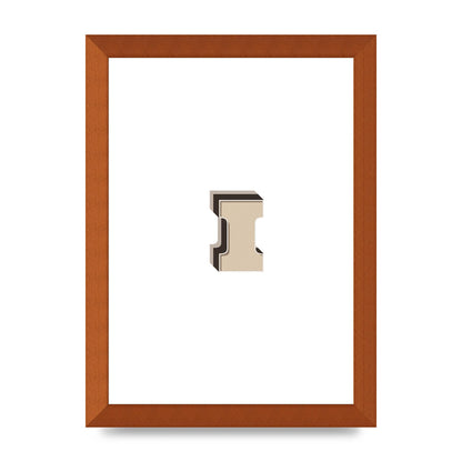 Alphabet Mix Match I" Art For The Home - A4 framed