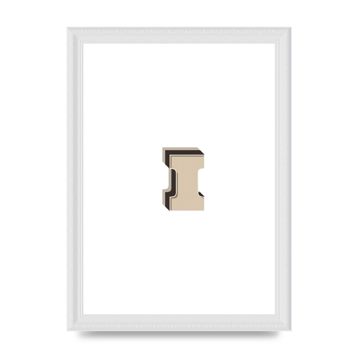 Alphabet Mix Match I" Art For The Home - A4 framed