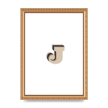 Alphabet Mix Match J" Printed Poster - A4 framed