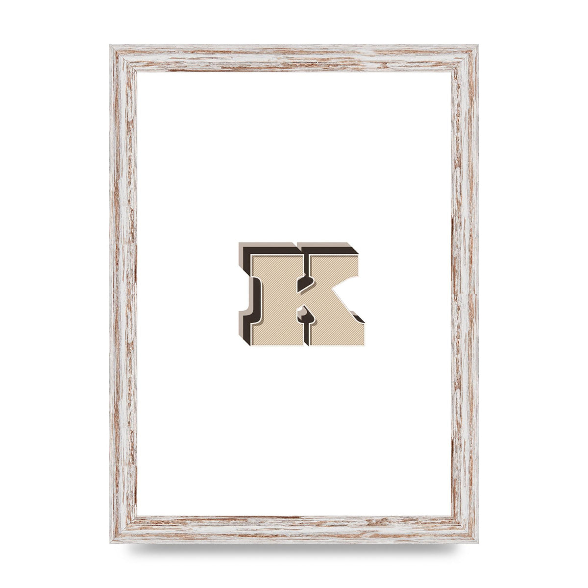 Alphabet Mix Match K" Wall Art - A4 framed