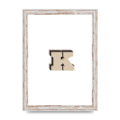 Alphabet Mix Match K" Wall Art - A4 framed