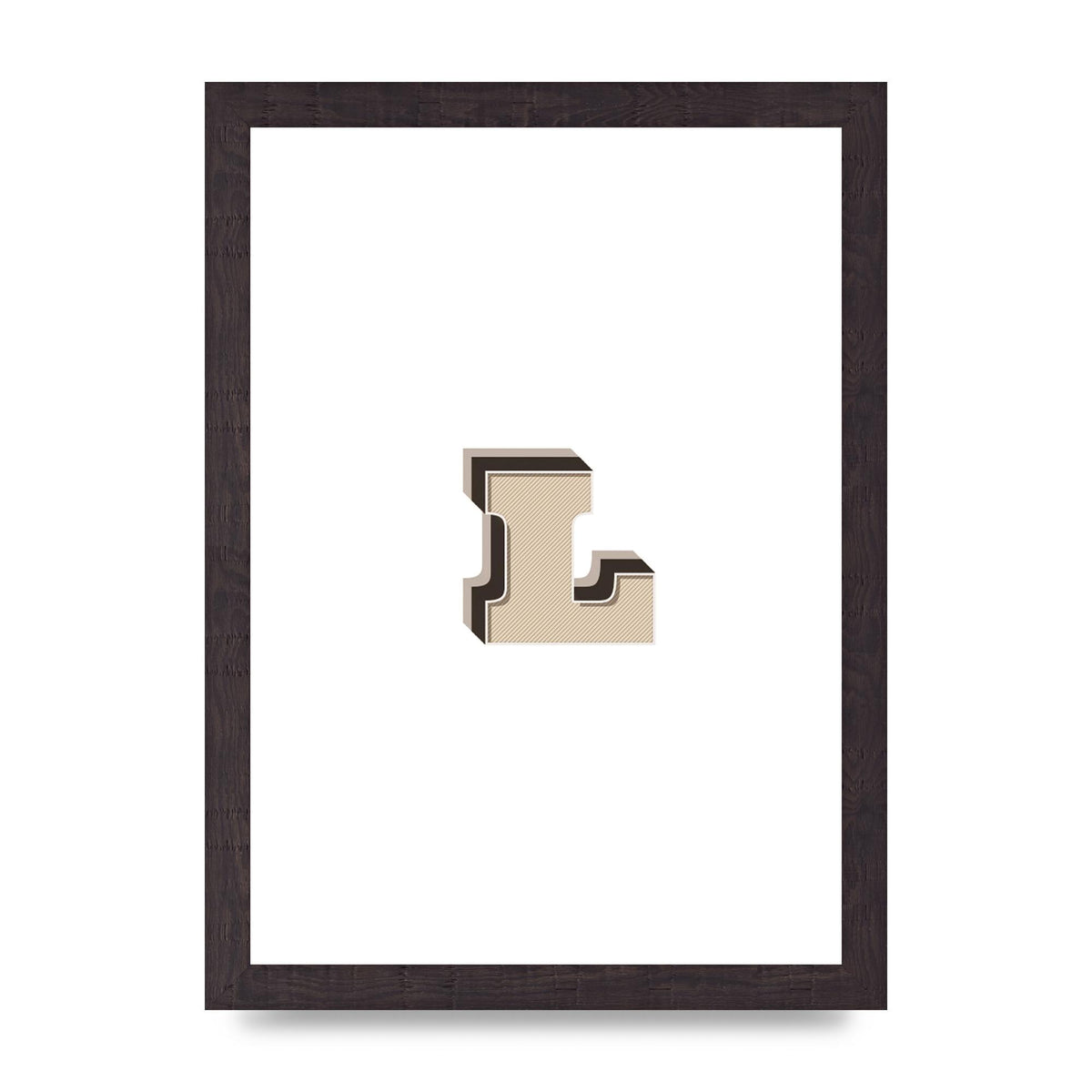 Alphabet Mix Match L" Art For The Home - A4 framed