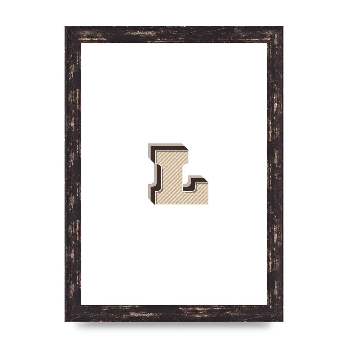 Alphabet Mix Match L" Art For The Home - A4 framed