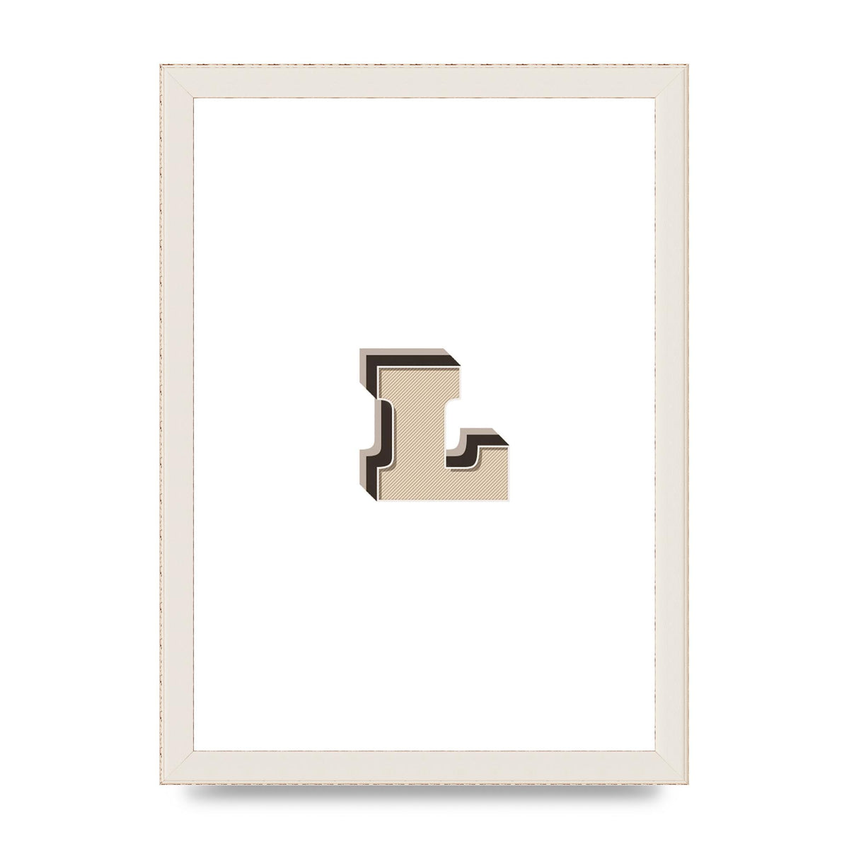 Alphabet Mix Match L" Art For The Home - A4 framed