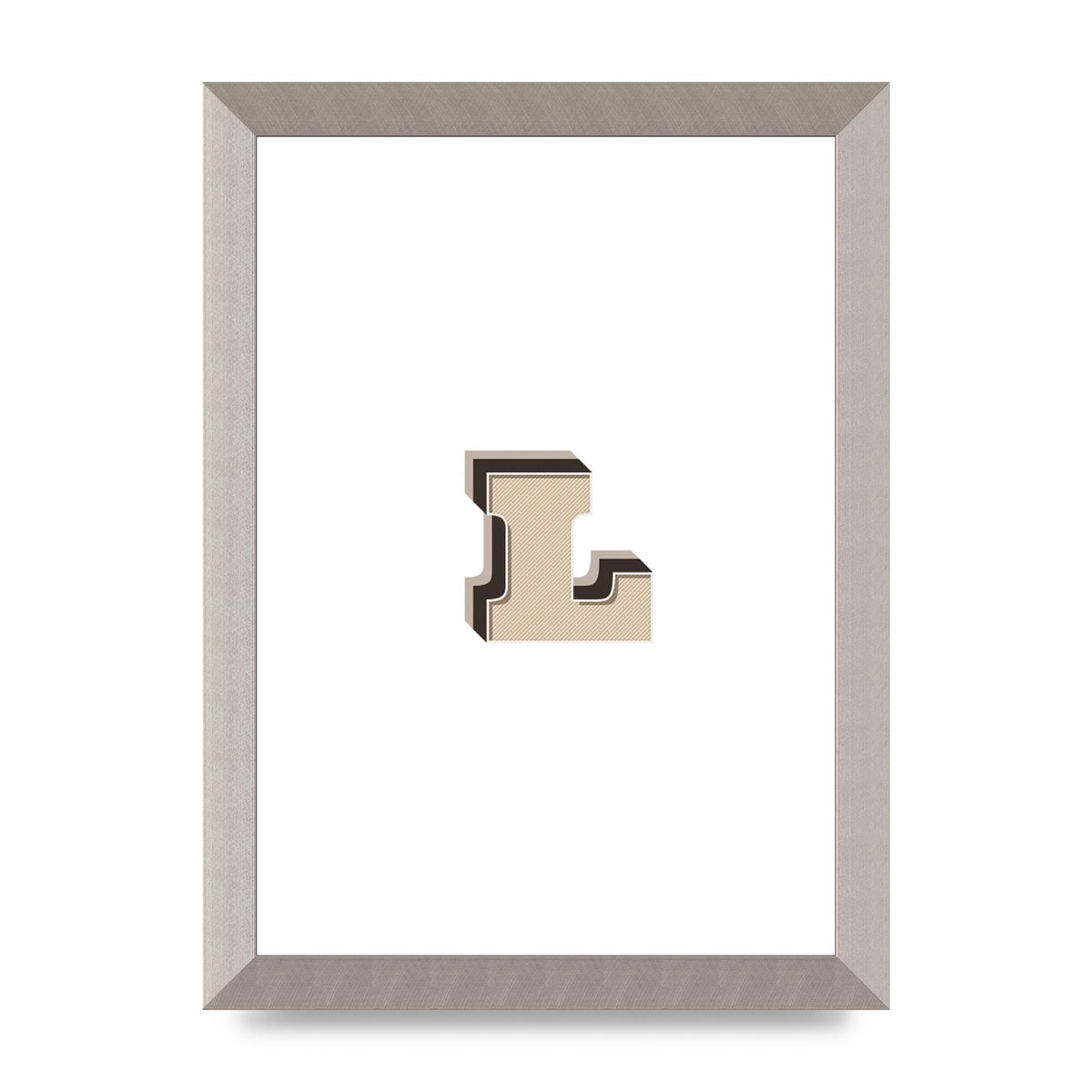 Alphabet Mix Match L" Art For The Home - A4 framed
