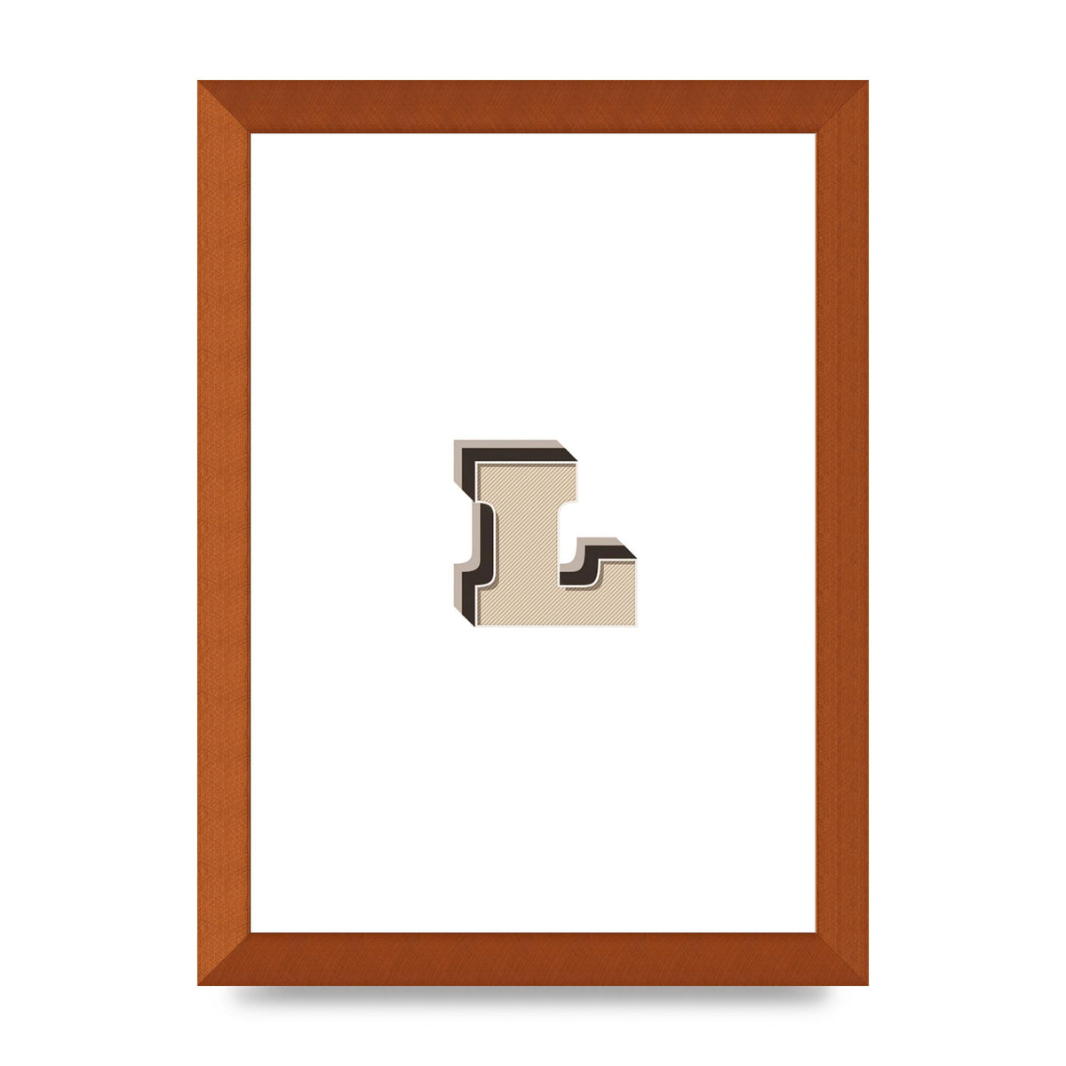 Alphabet Mix Match L" Art For The Home - A4 framed