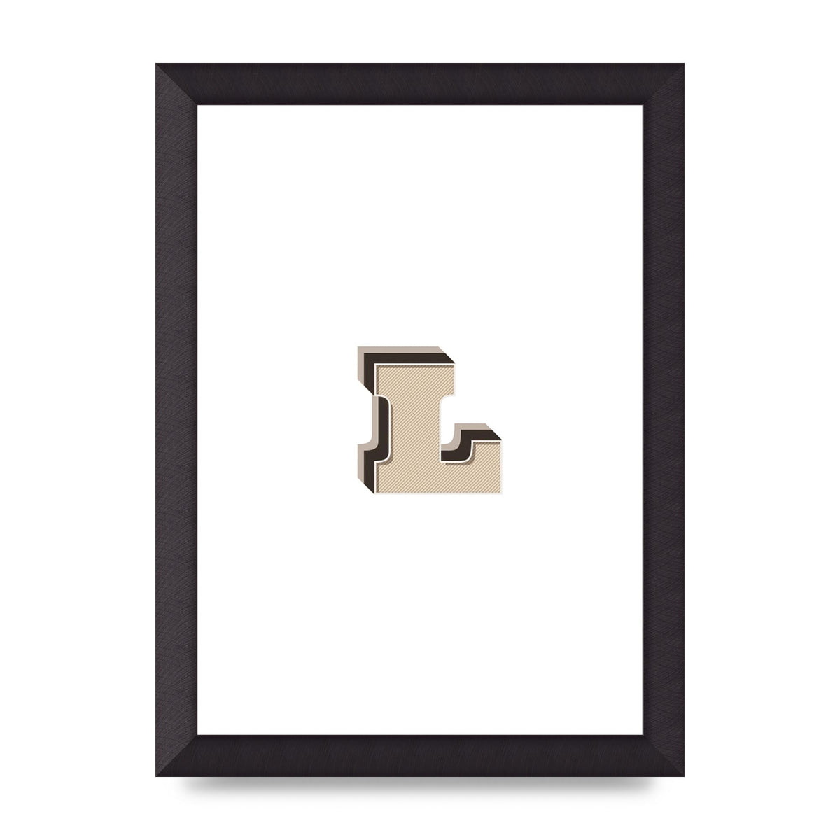 Alphabet Mix Match L" Art For The Home - A4 framed
