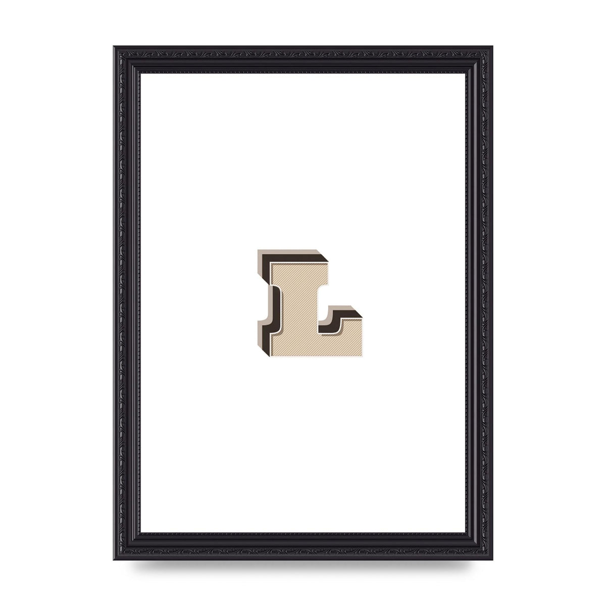 Alphabet Mix Match L" Art For The Home - A4 framed