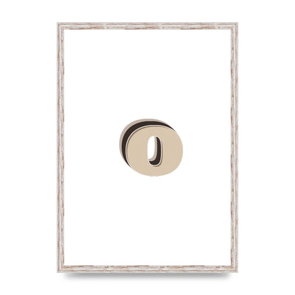Alphabet Mix Match O" Art For The Home - A2 framed