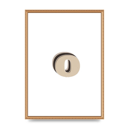 Alphabet Mix Match O" Art For The Home - A2 framed