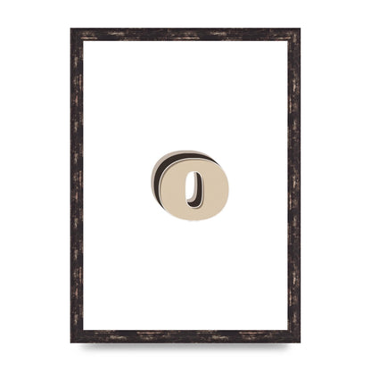 Alphabet Mix Match O" Art For The Home - A3 framed
