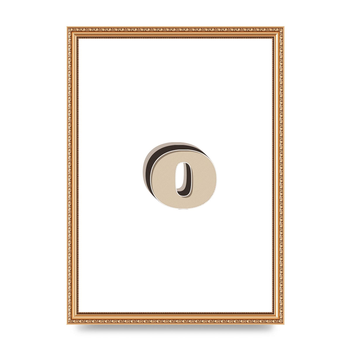 Alphabet Mix Match O" Art For The Home - A3 framed