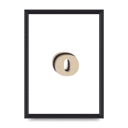 Alphabet Mix Match O" Art For The Home - A3 framed