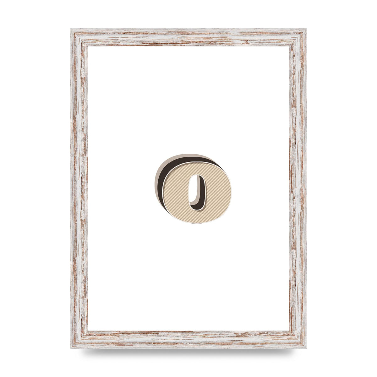 Alphabet Mix Match O" Art For The Home - A4 framed