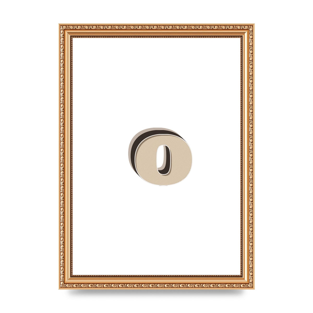 Alphabet Mix Match O" Art For The Home - A4 framed