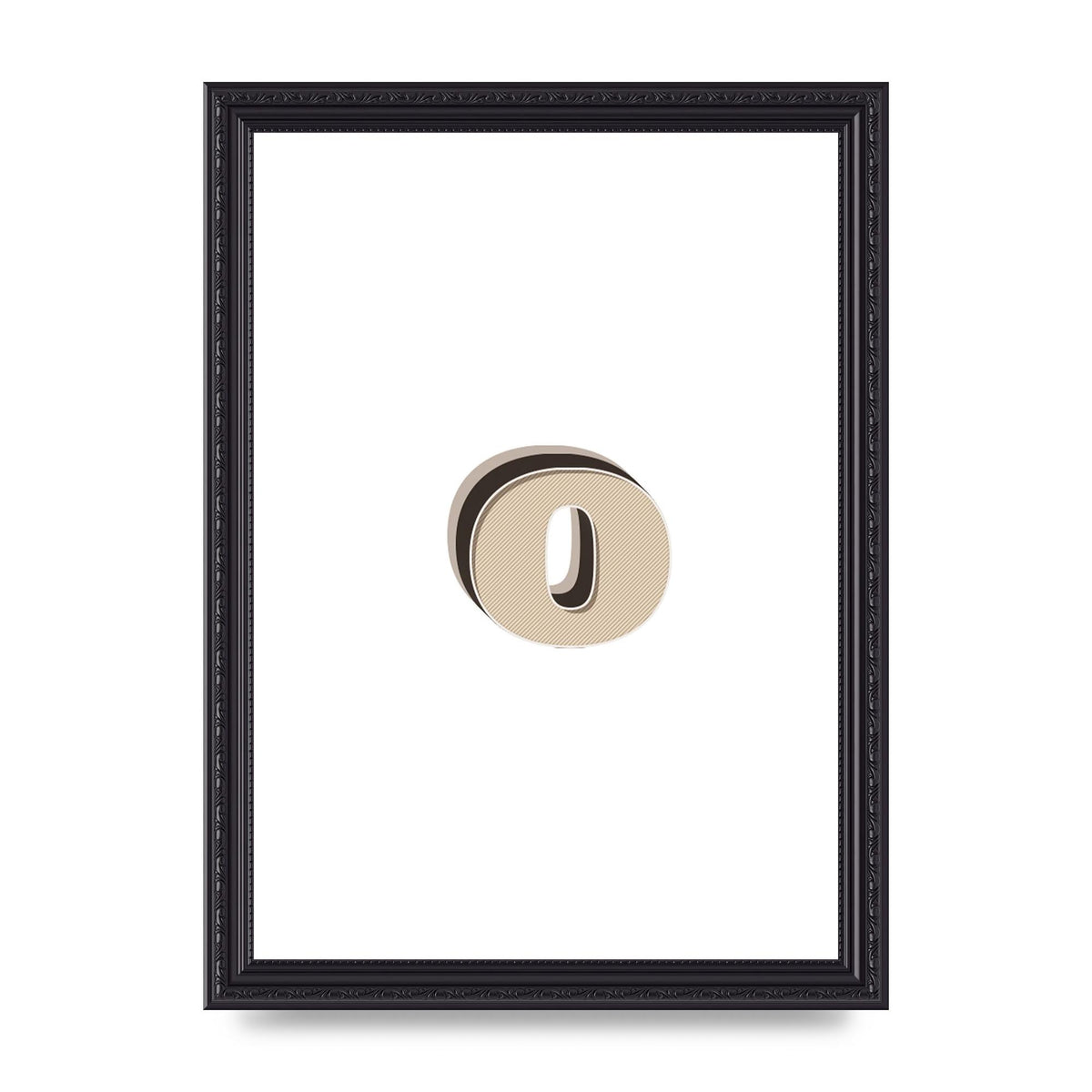 Alphabet Mix Match O" Art For The Home - A4 framed