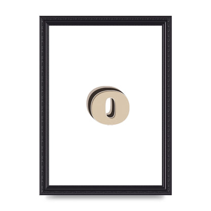 Alphabet Mix Match O" Art For The Home - A4 framed