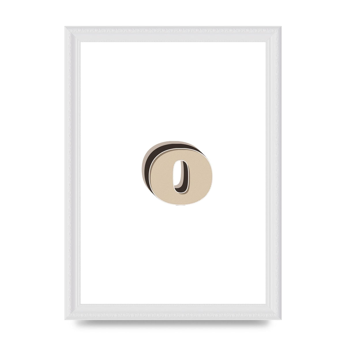 Alphabet Mix Match O" Art For The Home - A4 framed