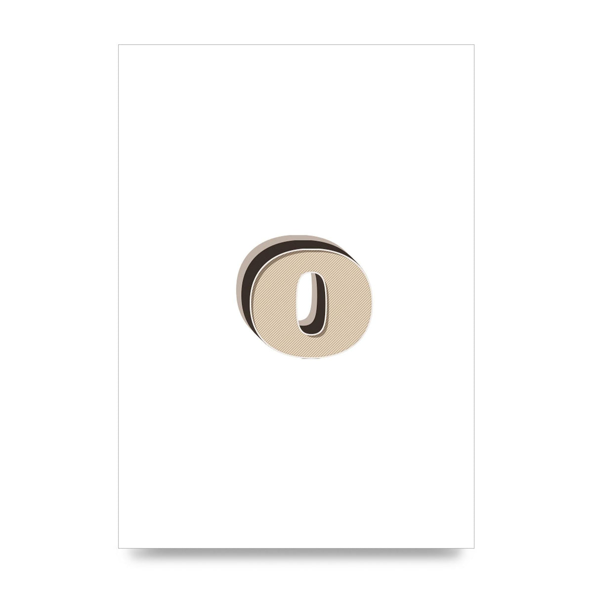Alphabet Mix Match O" Art For The Home - unframed print