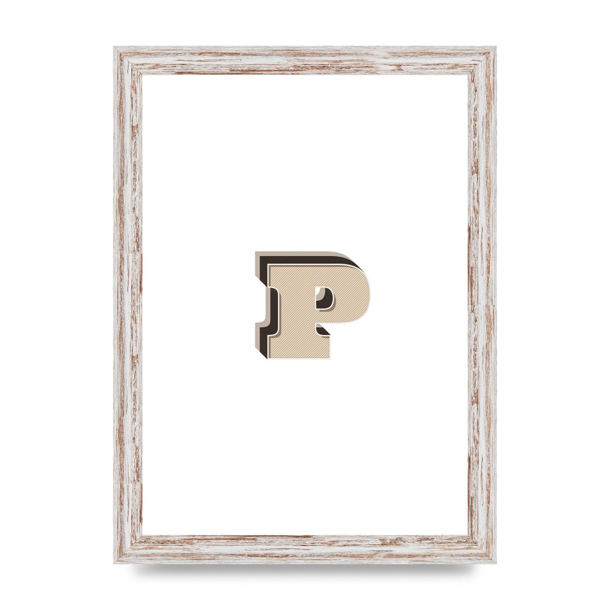 Alphabet Mix Match P" Printed Poster - A4 framed