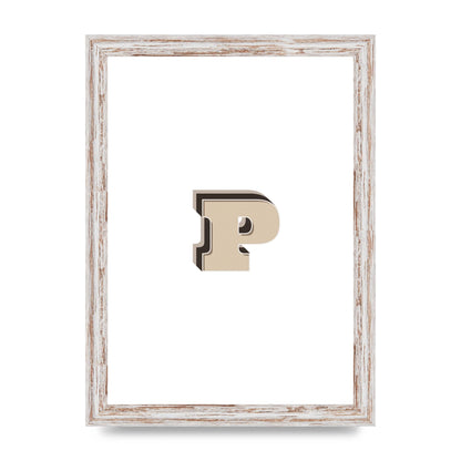 Alphabet Mix Match P" Printed Poster - A4 framed