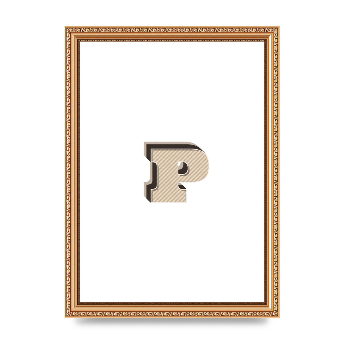Alphabet Mix Match P" Printed Poster - A4 framed