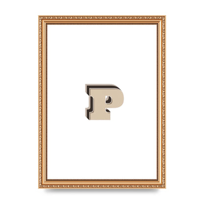 Alphabet Mix Match P" Printed Poster - A4 framed