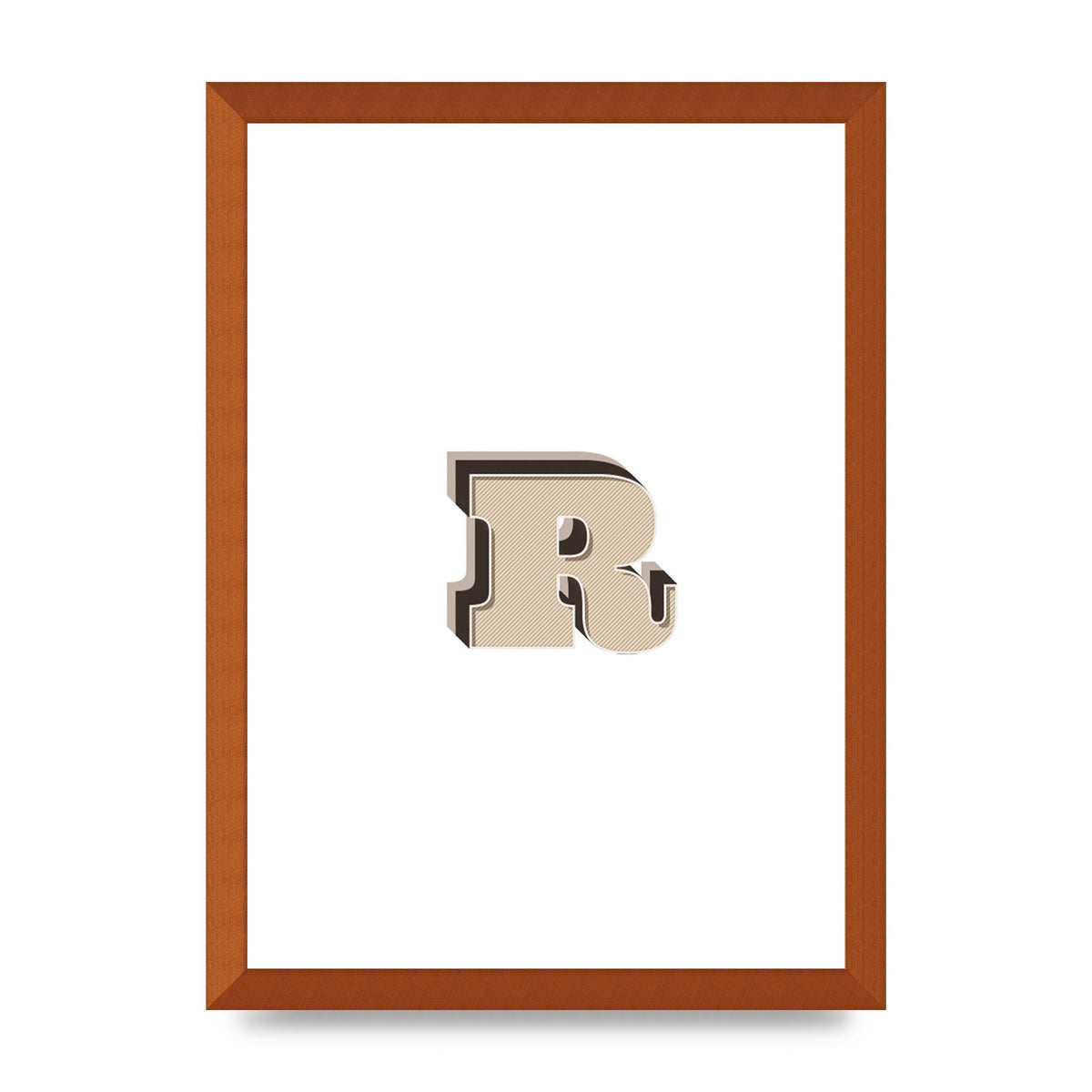 Alphabet Mix Match R" Art For The Home - A3 framed