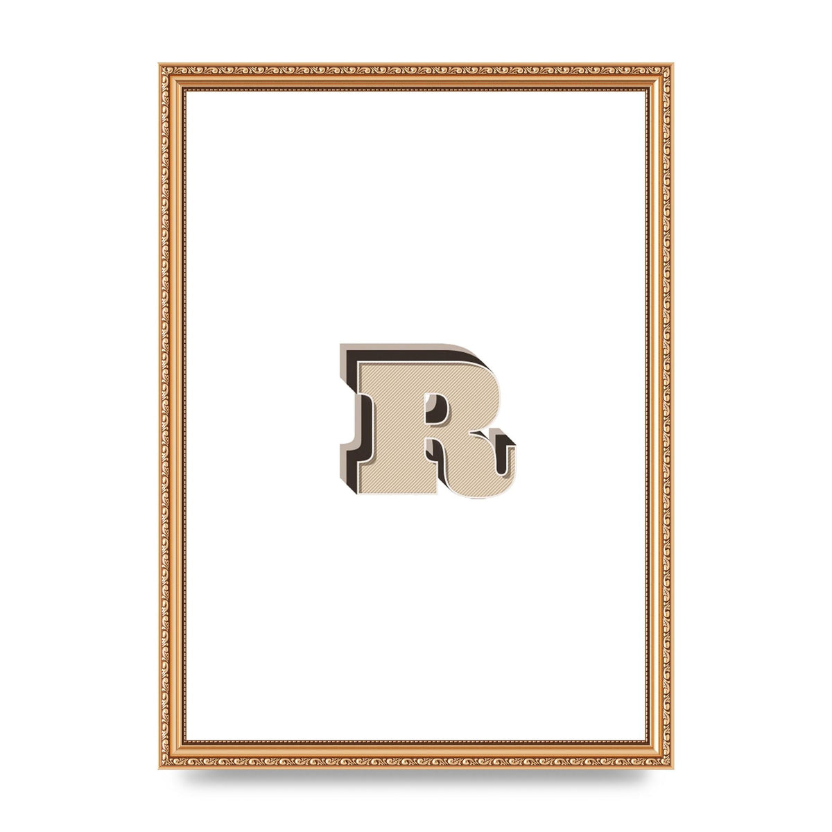 Alphabet Mix Match R" Art For The Home - A3 framed