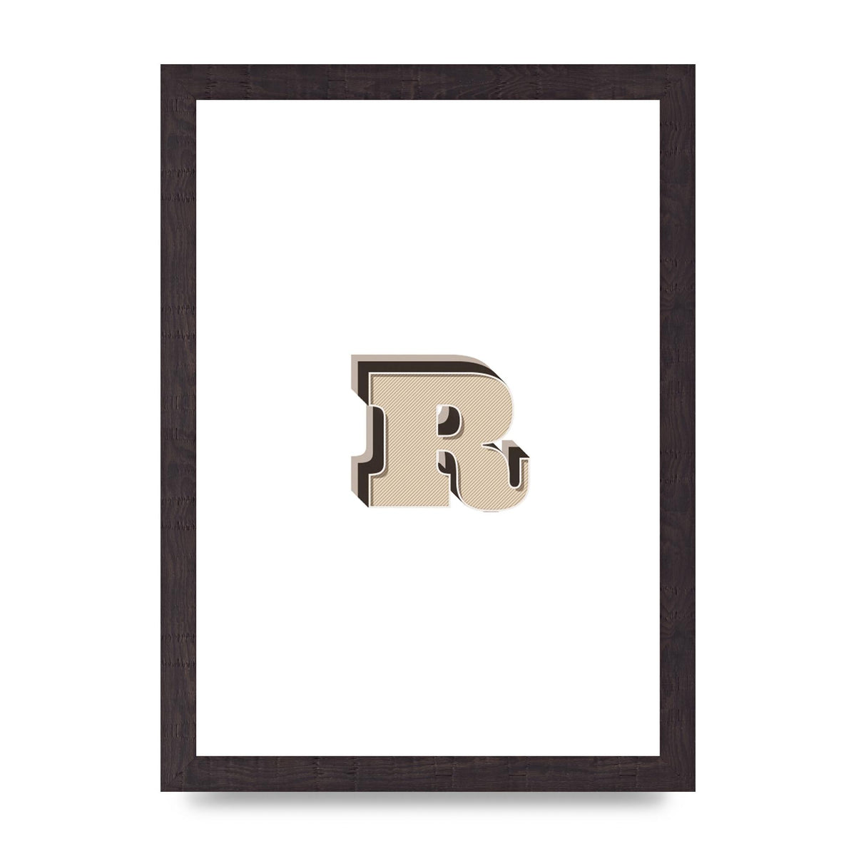 Alphabet Mix Match R" Art For The Home - A4 framed