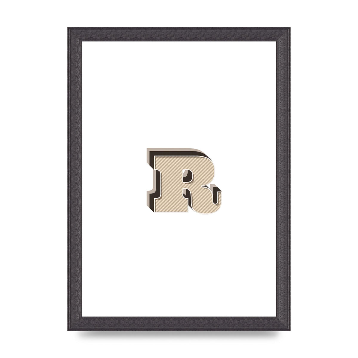Alphabet Mix Match R" Art For The Home - A4 framed