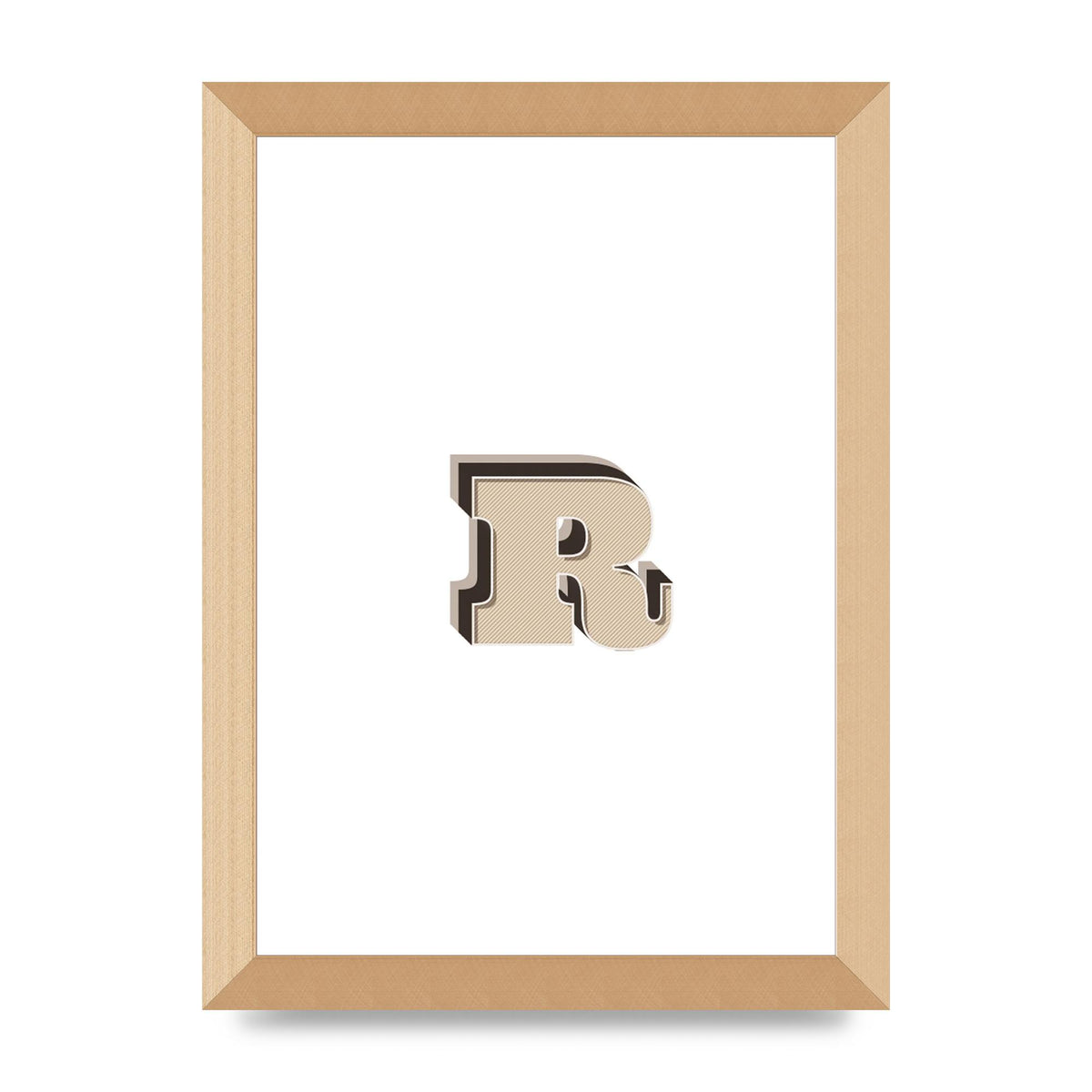 Alphabet Mix Match R" Art For The Home - A4 framed