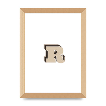 Alphabet Mix Match R" Art For The Home - A4 framed