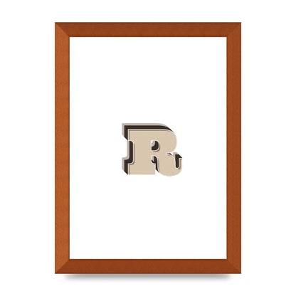 Alphabet Mix Match R" Art For The Home - A4 framed