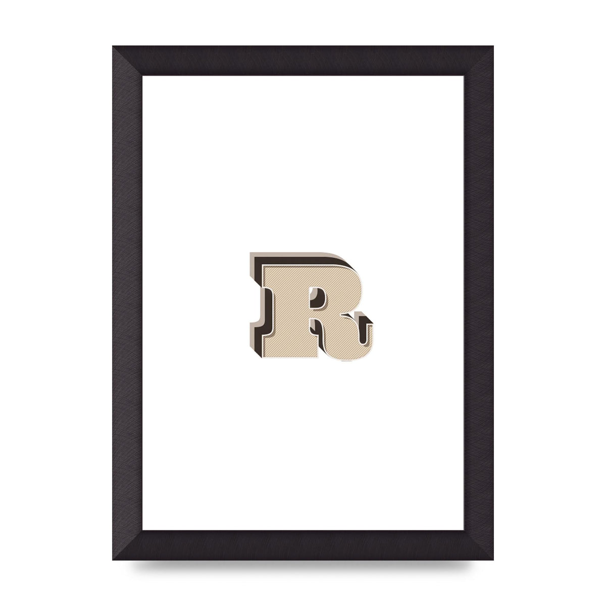 Alphabet Mix Match R" Art For The Home - A4 framed