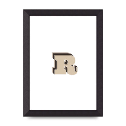 Alphabet Mix Match R" Art For The Home - A4 framed