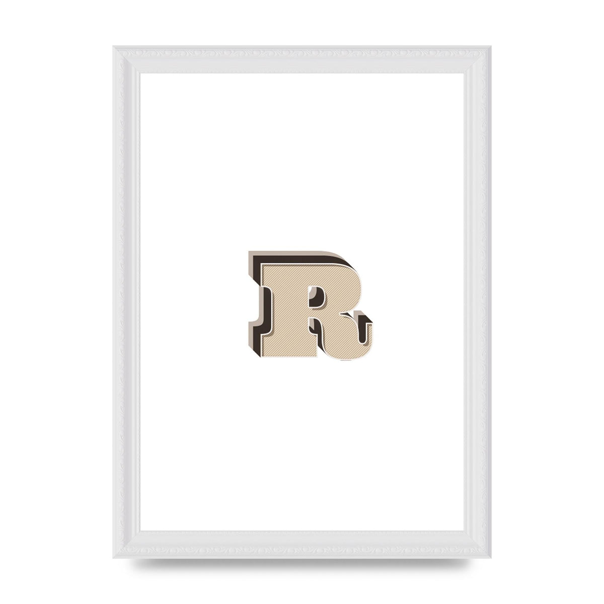 Alphabet Mix Match R" Art For The Home - A4 framed