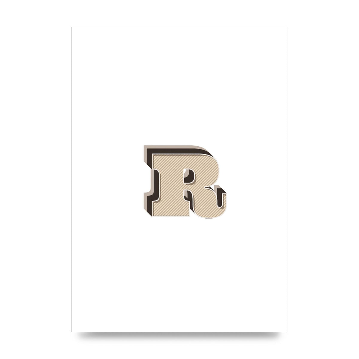 Alphabet Mix Match R" Art For The Home - unframed print