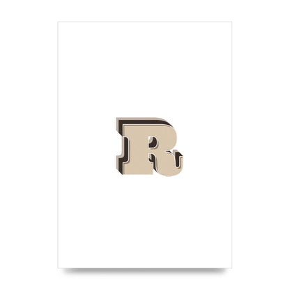 Alphabet Mix Match R" Art For The Home - unframed print