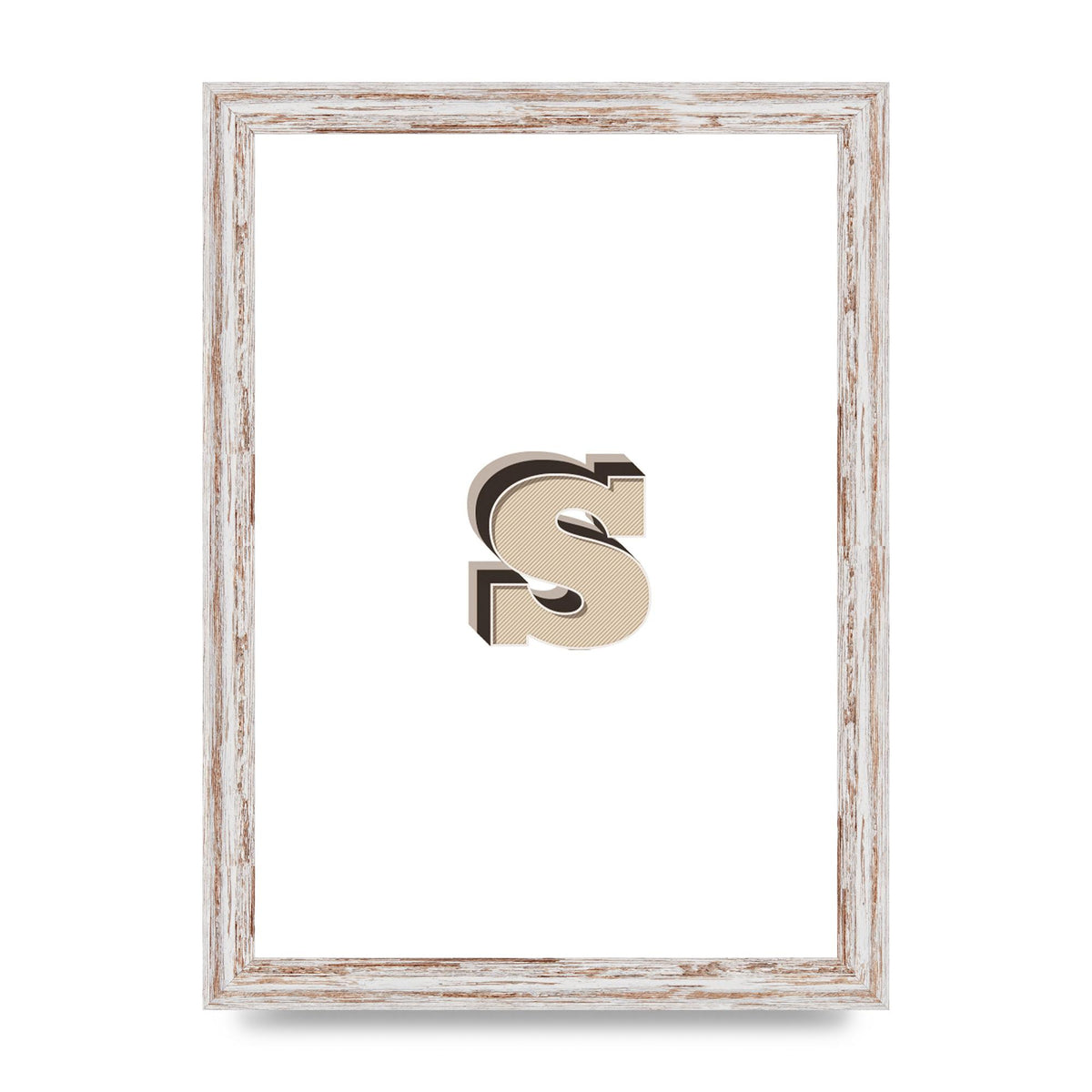 Alphabet Mix Match S" Printed Poster - A4 framed