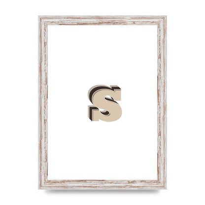 Alphabet Mix Match S" Printed Poster - A4 framed