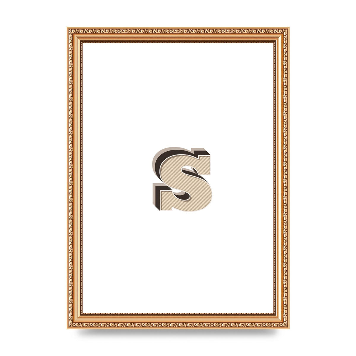 Alphabet Mix Match S" Printed Poster - A4 framed